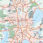 Карта автодорог города Челябинск
