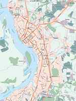 Карта автодорог города Хабаровска