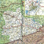 Карта автодорог Курганской области