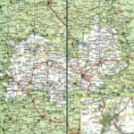 Карта автодорог Республики Мордовия